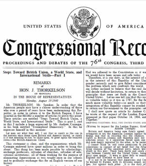 Congressional Record - British Union